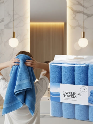 Navy Nest Towel – 100% Cotton